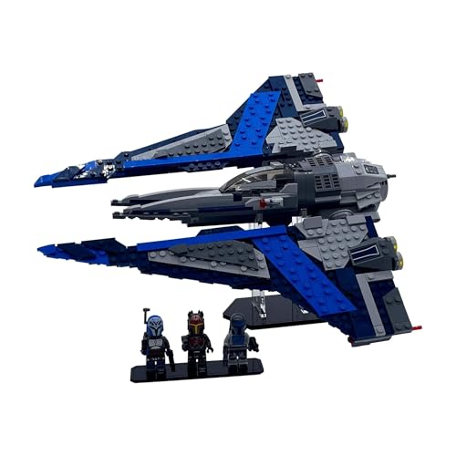 Brickcessories - Acrylic Display Stand Compatible with Lego Set 75316 - Mandalorian Starfighter - Set Not Included