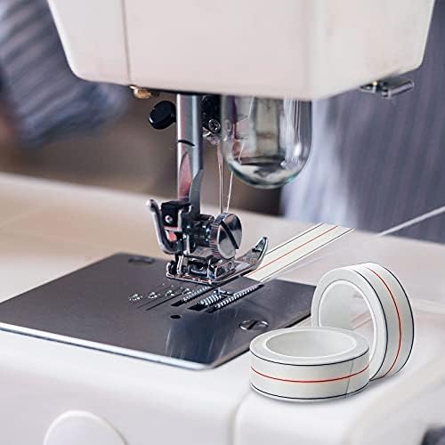 Diagonal Seam Tapes Sewing Basting Tape for Sewing Straight Diagonal Seams Instruction Tool, 2 Rolls