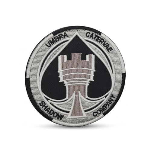 MiltacUSA Duty Call Spade Shadow Company Patch (3.5 X 3.5 - Hook Backing -SC2) for Jackest and Backpacks