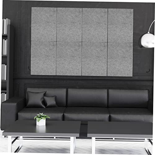 HEMOTON 12pcs Paneles Acústicos para Pared Aislamiento de Ruido Materiales de Aislamiento Acústico Almohadilla de Poliéster para Oficina en Casa miniatura 7