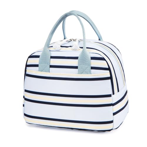 Image of LOVELYWIND Lunch Box for Women Cute Lunch Bags for Women Lunch Tote Bags Reusable Insulated Lunch Box Large Capacity Reusable Insulated Cooler for Work or Travel Gifts or Beach