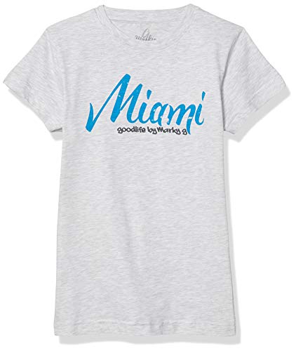 Image of Marky G Apparel Girls' Printed Miami Graphic Fine Jersey T-Shirt