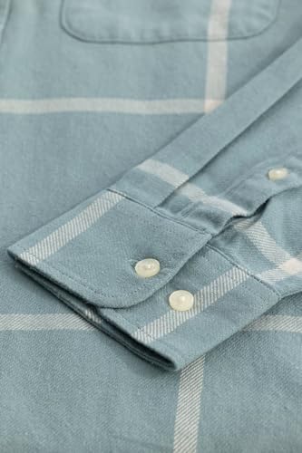 Image of SNITCH Aquamarine Checks Shirts