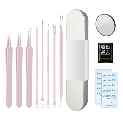 Extractor de Granos - Kit de Limpieza Facial para Espinillas,Productos de Cuidado de la Piel con Limpieza Profunda Eliminador de Imperfecciones para Piel de Hombres y Mujeres