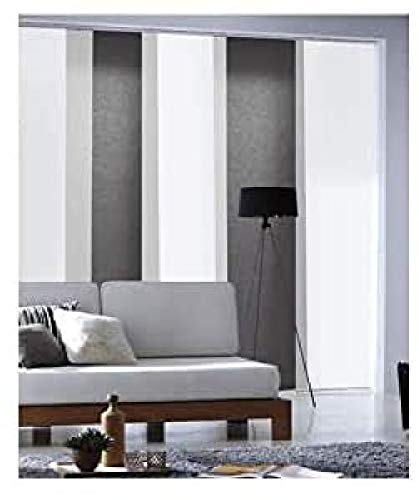 madecostore Panel japonés Tamiant Lamelles Uni-Taupe-L45 Estor Californiano, Poliéster, Topo, L45 x H260 cm
