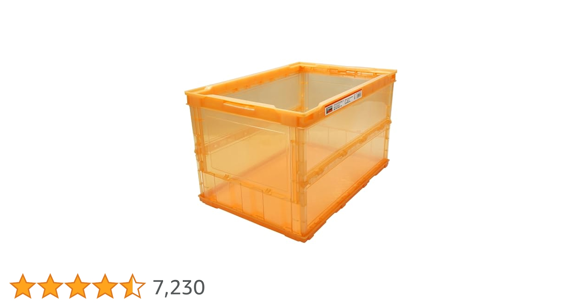 Amazon.co.jp: トラスコ中山(TRUSCO) 薄型折りたたみコンテナ
