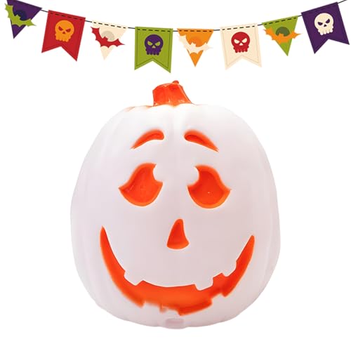 Acunny Lámpara de calabaza para Halloween, iluminación festiva, LED, impermeable, cambio de color, para cocina, dormitorio, chimenea, decoración
