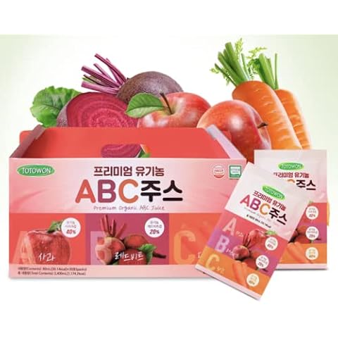 Premium Extract Juice Pouches, Great for Health Benefits (ABC, 80ml x 30) Cover