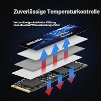 Ediloca EN705 SSD 500GB NVMe SSD M.2 PCIe Gen4, Internal SSD, 3D NAND TLC, up to 4300MB/s, Internal Solid State Drive, Dynamic SLC Cache, Compatible with PS5, Laptops and PC Desktops – Ansicht 7