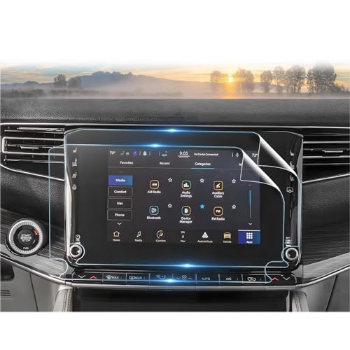 CDEFG 2 Pcs for Jeep Grand Wagoneer 2022-2025 Screen Protector, 12 inch Uconnect 5 Infotainment System (Obsidian, Series III, Series III Obsidian) Accessories 2022 2023 2024 2025