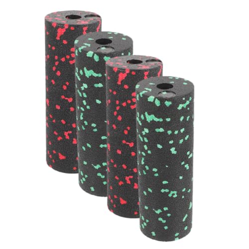 SECFOU 4 piezas Rodillo compacto para ejercicio, relajación muscular, ligero, diseño ergonómico en espuma EPP para entrenamiento deportivo y masaje miniatura 1