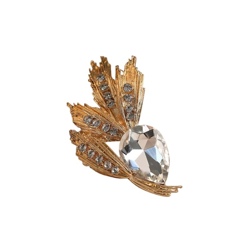 carl vinson Women's Wheat Ear Brooch Pin Harvest Design Lapel Clothing Accessory-picture-25