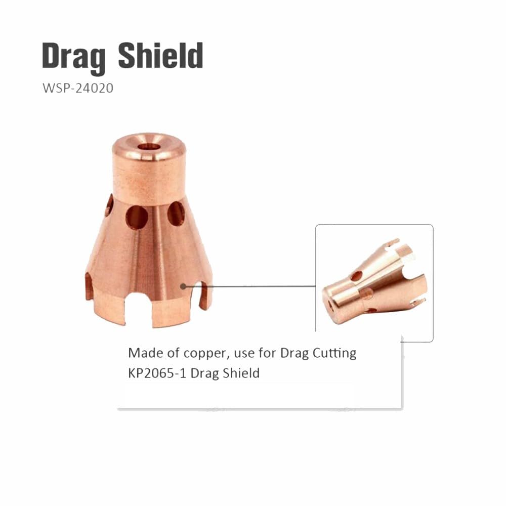 Plasma Drag Shield KP2065-1 para PRO-55 80 para linterna, uso con