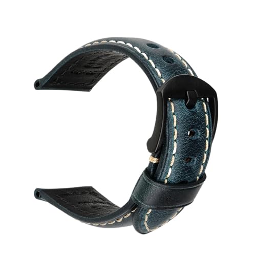 [] YingYou Maikes nhCh EHb`oh 20mm 22mm 24mm Be[W U[Xgbv o^tCobNt X}[gEHb`oh plCΉ(Blue B,21mm)