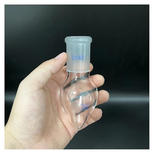 Flacons en forme de cœur 50ml 24/40 pour fournitures de laboratoire