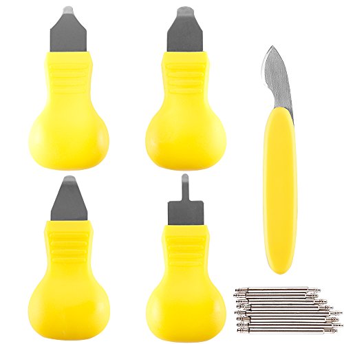 Watch Back Case Opener Remover Removal Knife Repair Tool Different Sizes 5pcs, Teenitor