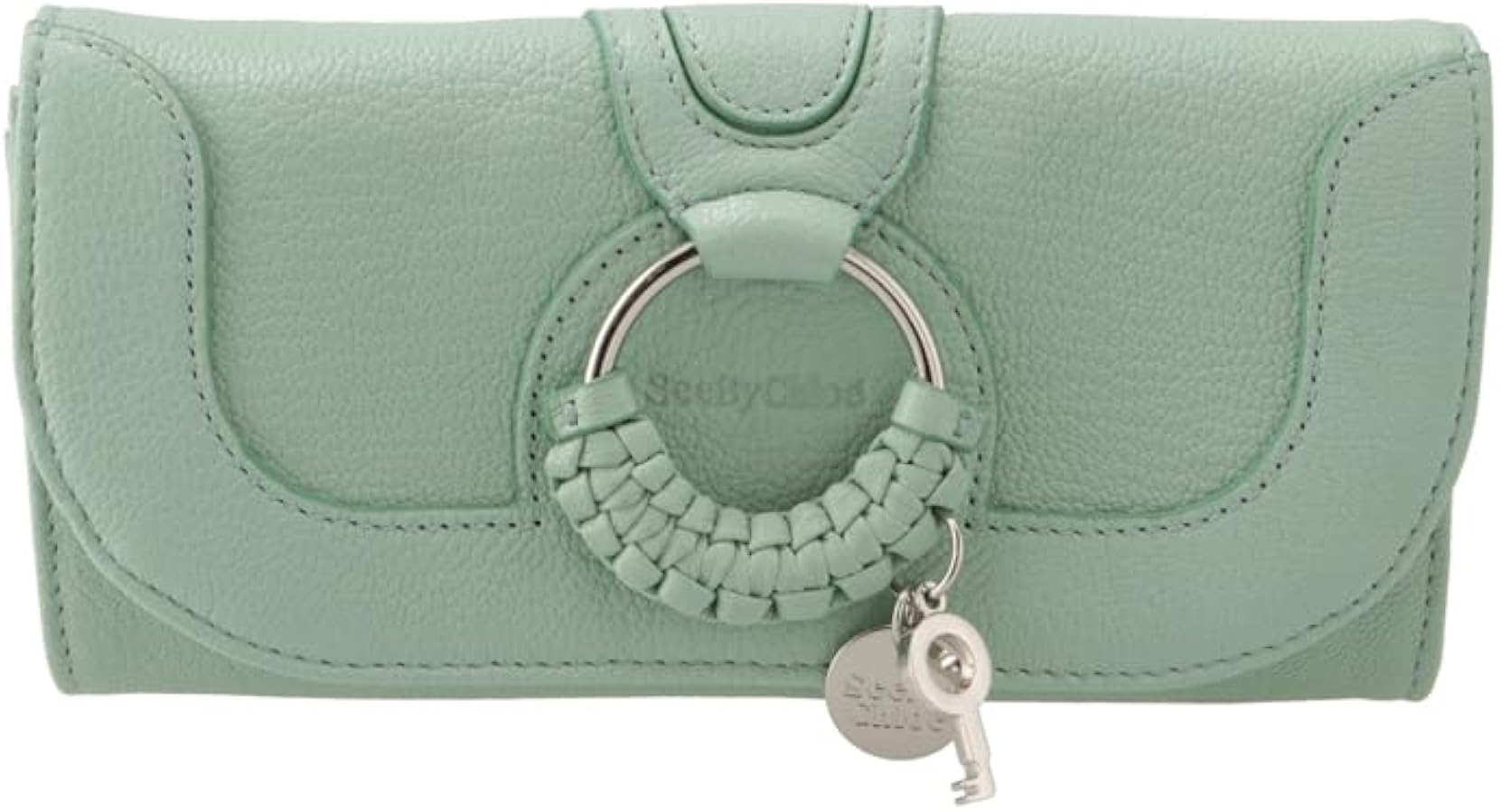 極美品☆シーバイクロエ☆二つ折り長財布 レザー グリーン系 Amazon | [シーバイクロエ] 長財布 二つ折り HANA ロング ウォレット