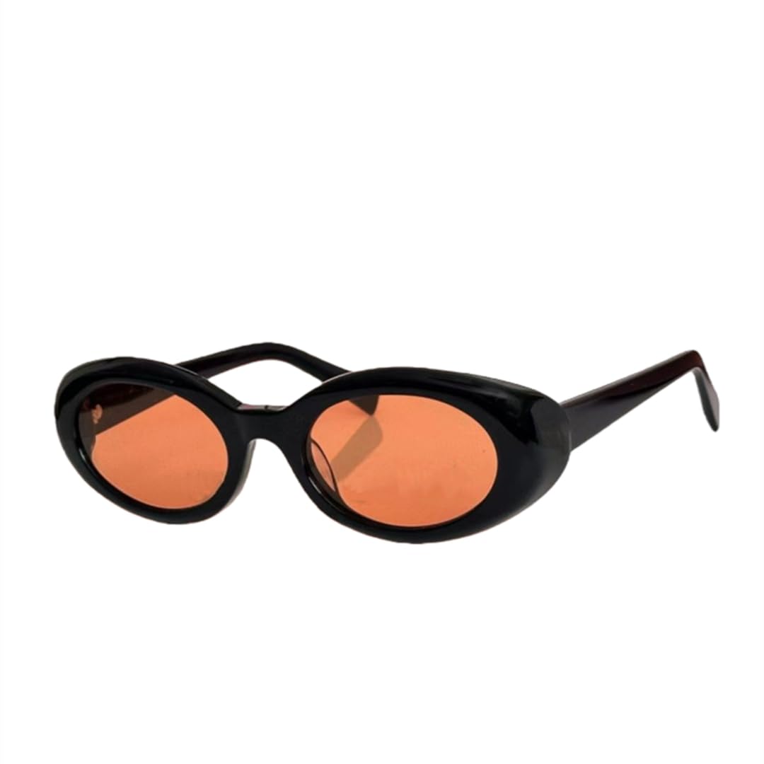 Occhiali da sole ovali alla moda per uomo e donna, stile retrò, protezione UV400