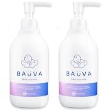 【皮膚科医と開発】ベビーローション バウバ 肌荒れを防ぐ 大容量 400ml 2本 低刺激 高保湿 ベビークリーム 赤ちゃん 保湿 無添加 新生児 BAUVA ケラッタ