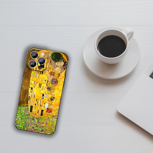 Coque antichoc en TPU iPhone 14 Pro Max protégeant des chutes avec design Gustav Klimt