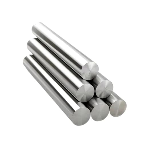 SYLALE 304 Stainless Steel Round Rods - 2-15mm Diameter Precision Ground Linear Shafts (125-500mm Lengths)(4mm 5pcs,500mm)