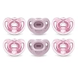 NUK Comfy Pacifiers, 0-6 Months, 6 Pack