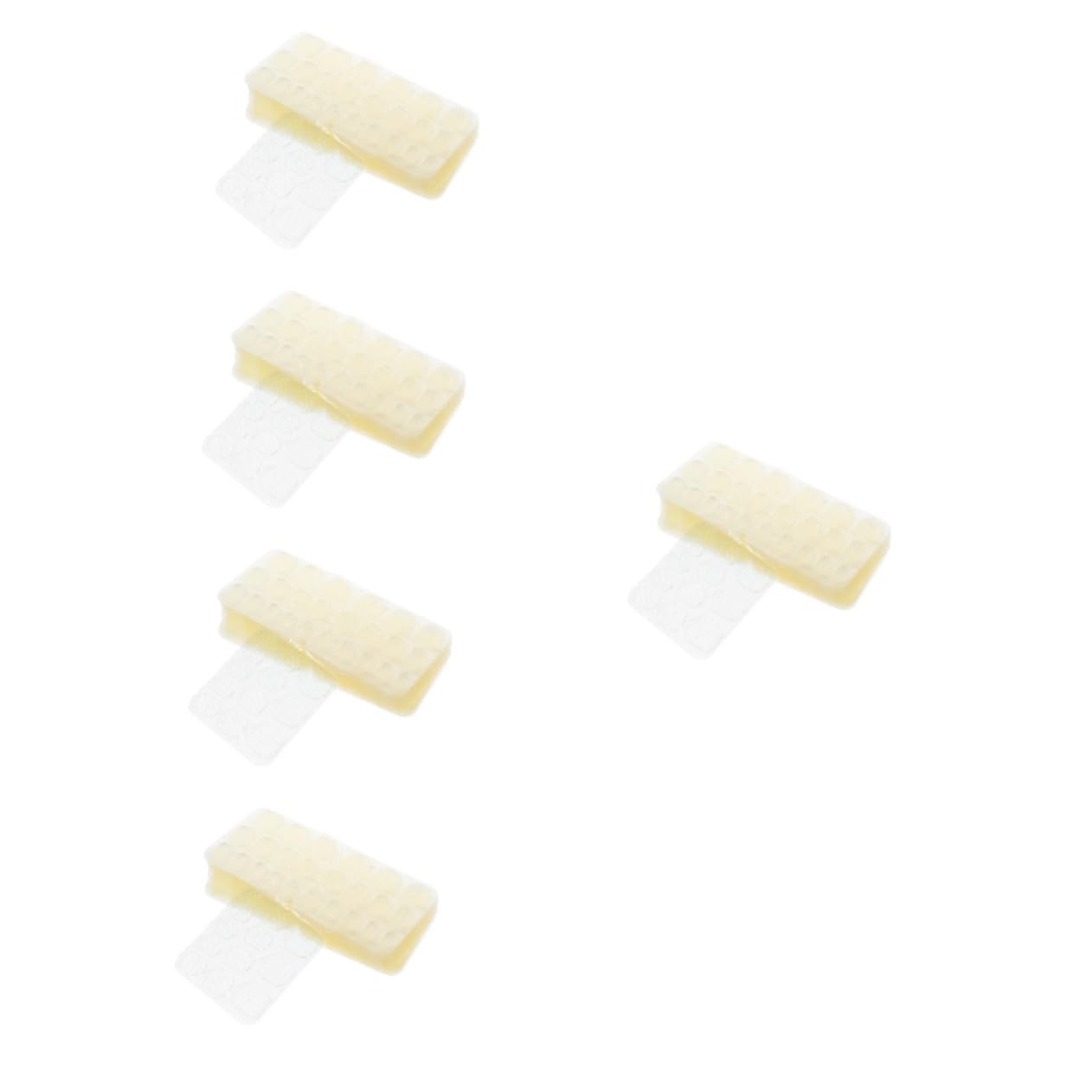 PartyKindom 5sets High Strength Press Nail Glue Tabs Double Sided Nail Adhesive Stickers 50sheets*5