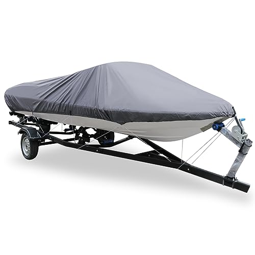 sourcing map 16-18ft 210D Trailerable Boat Cover Fishing Ski