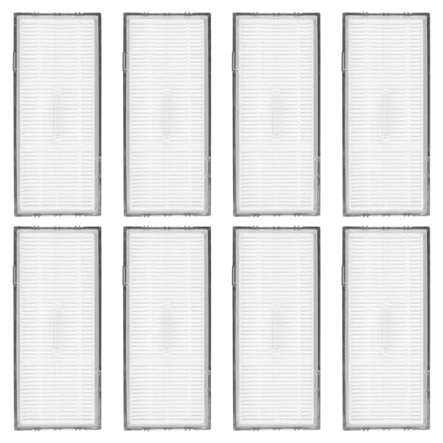 8 Stück Filter Zubehör für Roborock S7 / S7 Maxv / S7 Maxv Ultra / S7 Max Ultra / S7 Pro Ultra / S8 / S8+ / S8 Pro Ultra Roboter Staubsauger HEPA-Filter Ersatzteile Ersatzteil