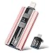 EATOP 512GB Flash Drive Intended for iPhone iPad, USB Photo Stick for Photo & Video Backup, External Phone Memory Storage, No App Required, Compatible with iOS, Android & PC, Rose Pink