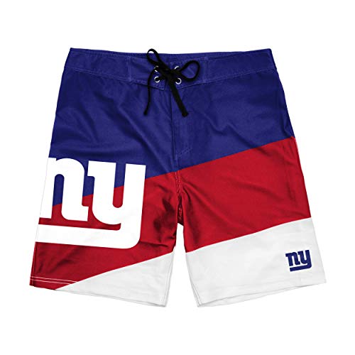 Image of FOCO Mens NFL Team Logo Color Dive Swim Boardshorts