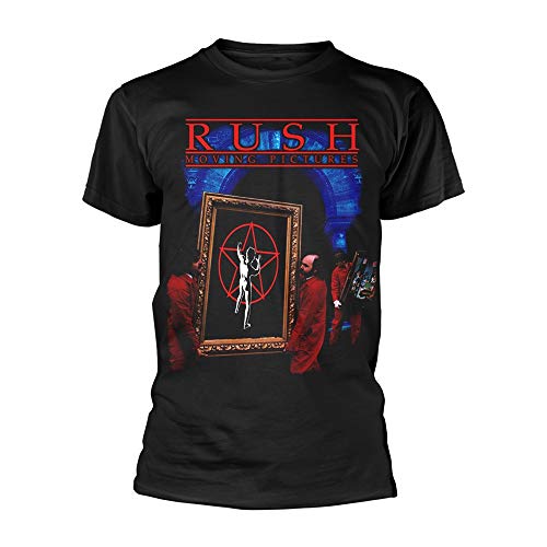 Image of Rush Moving Pictures Official Tee T-Shirt Mens Unisex (Small) Black