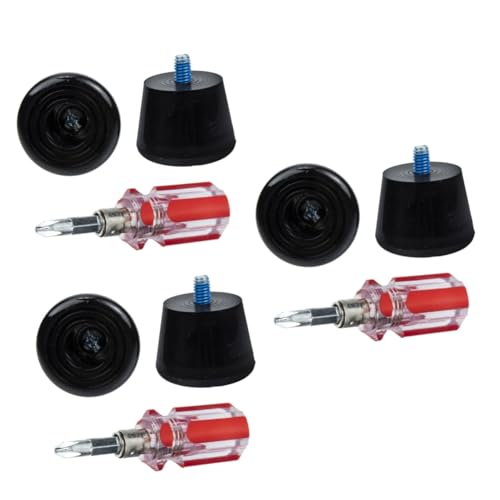 Toddmomy 3 Sets Roller Skate Accessories Skates Rubber Brakes for Roller Shoes Replaceable Toe Stops Easy to Install