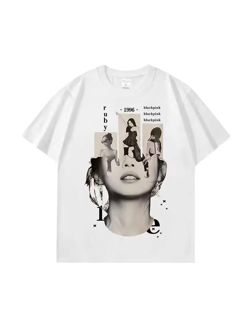 Amazon | [MIERYIER] Blackpink Jennie Kimメンズ半袖Tシャツ
