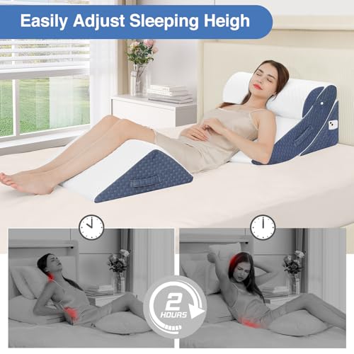 Welzona JF15AH01 4Pcs Orthopedic Bed Wedge Pillow Set For Post Surgery thumb #1