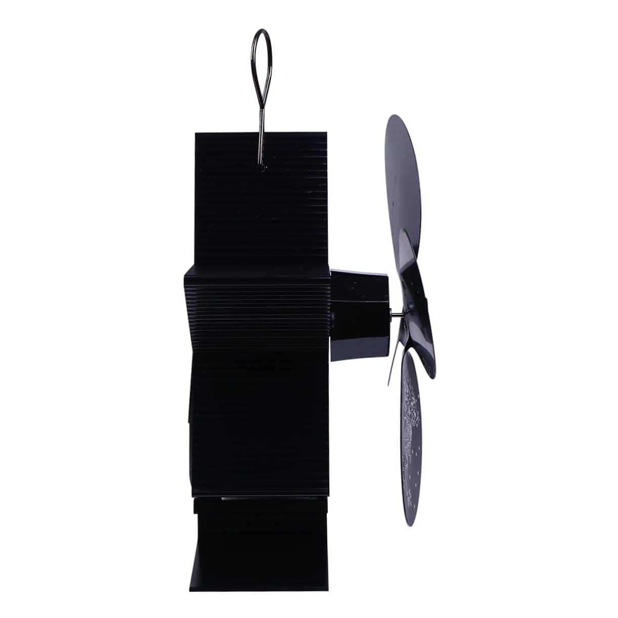 Ventilatore per Stufa a Energia Termica 4 Lega di Alluminio | Silenzioso, Avvio Automatico e Maggiore Volume D’aria, Atmosfera Estiva, Motivo Natalizio Creativo per Inverno