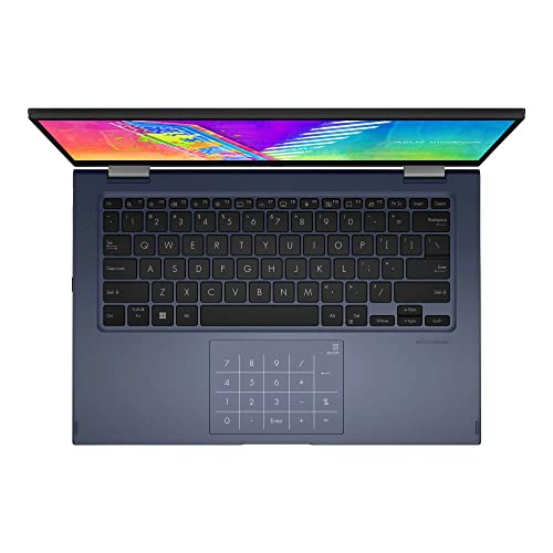 Asus Vivobook Go 2-In-1 Laptop, 14” Hd Touch Flip Thin And Light Newest, Intel Celeron N4500, 4Gb Ram, 64Gb Emmc, Numberpad, Windows 11 S +Gm 128Gb Sd Card #TOP3