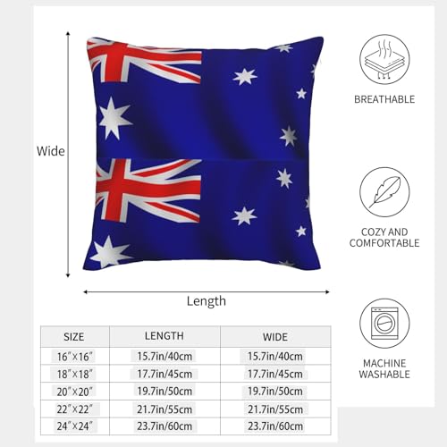 Housse de coussin drapeau australien pour relooker un canapé fatigué