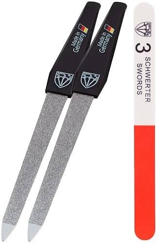3 Swords Germany - Sapphire Metal Nail File Set 2 Pieces with 1 P...