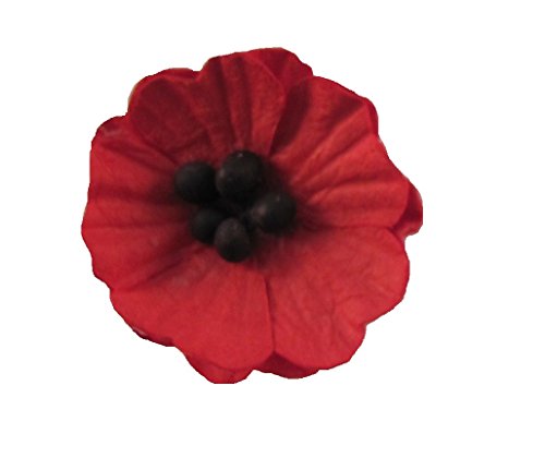 Alfiler para solapa y diseño de amapolas regalo sofisticado para hombres