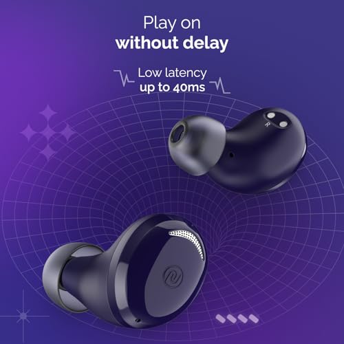 Image of Noise Buds Trance in-Ear Truly Wireless Earbuds with 45H of Playtime, Low Latency(up to 40 ms), Instacharge(10 min=200 min), BT v5.3(Space Blue)