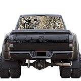GRAPHIX EXPRESS Truck Back Window Graphics (P455 Camo Reaper Bow Hunter) Universal See Through Rear Window Vinyl Wrap - Full Window Decals for Trucks - Truck Window Decals