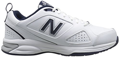 New Balance Men's 623 V3 Casual Comfort Cross Trainer, White/Navy, 12 X-Wide #TOP5