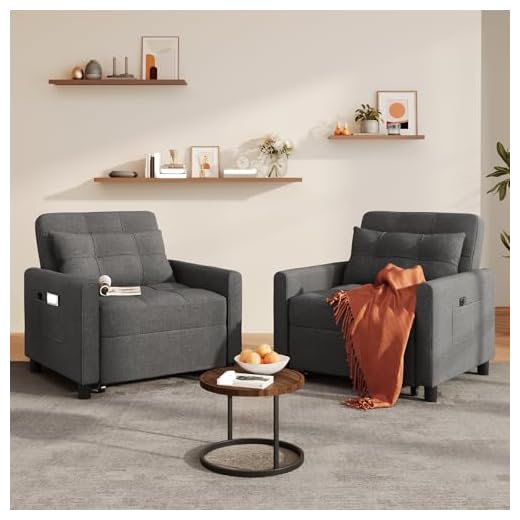 Ahomly 3-in-1 Convertible Sofa Bed