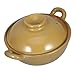 IMIKEYA Casseruola di terracotta con manico per cuocere stufati e riso, pentola per la casa, design antiaderente per stufati e zuppe e cucina casalinga per gravidanza immagine