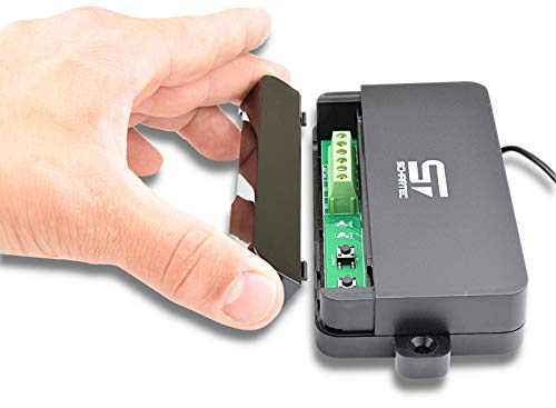 Universal Funkempfänger Schartec für Garagentorantrieb - 433 MHz Funk inkl. 2 x Handsender | Funk...