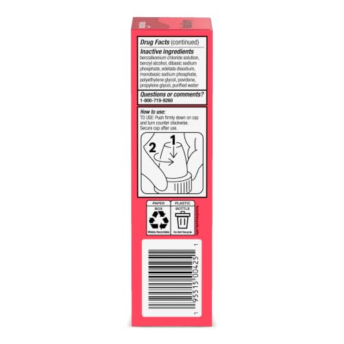 Amazon Basics Maximum Strength 12 Hour Nasal Spray, Oxymetazoline HCl Solution, Congestion Relief, Cold and Allergy Medicine, Decongestant, 1 fl oz (Pack of 1) (Previously Amazon Basic Care) - image 9