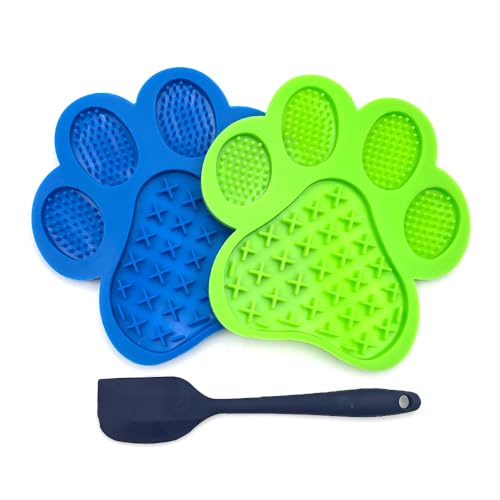 LJAUTOJK Dog and Cat Licking Pads, 2-Pack Slow Feeder Licking