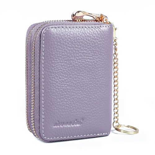Image of imeetu Rfid Credit Card Holder,Genuine Leather Businese Card Case,Rfid Blocking Wallet for Women & Men