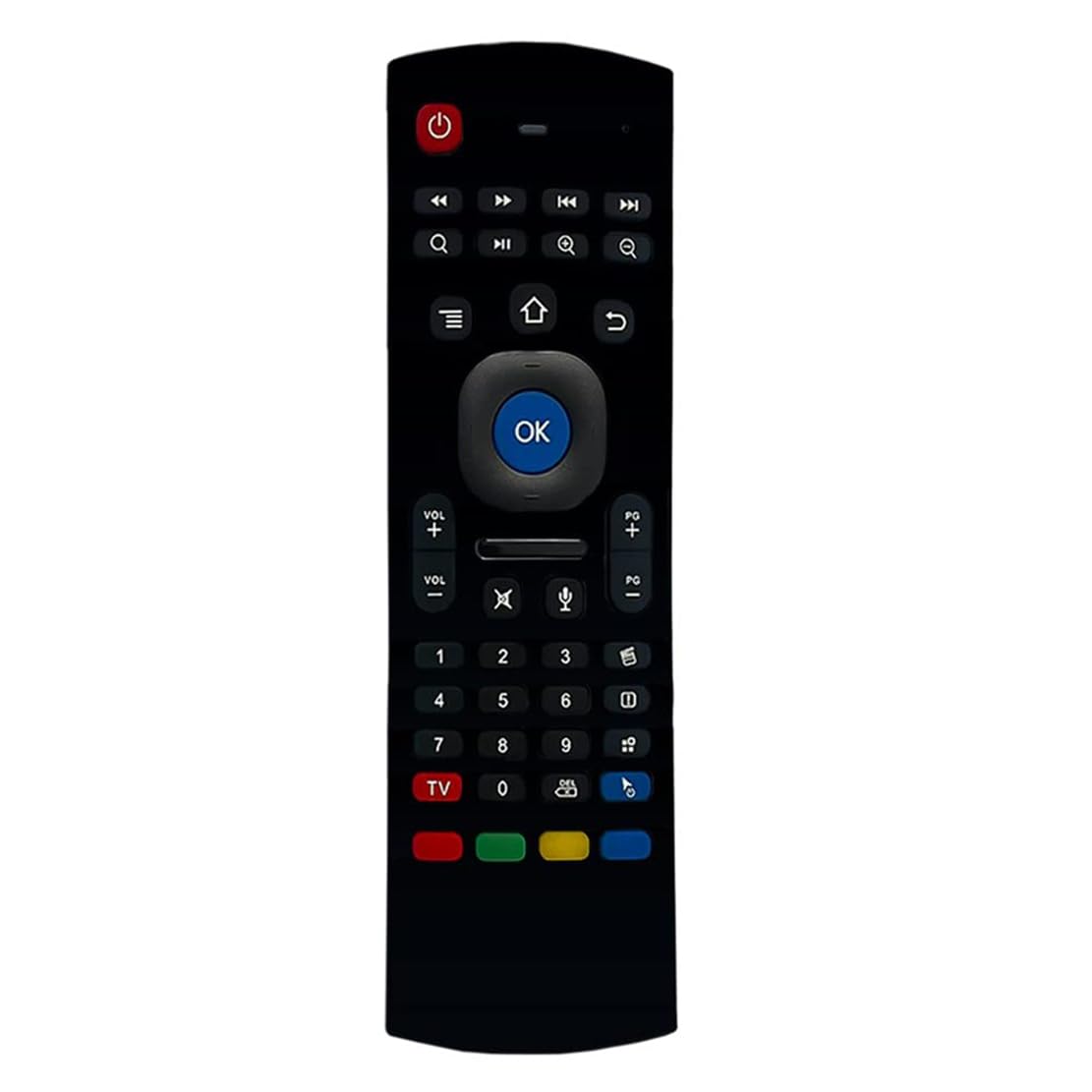 V4®Air Mouse Smart Universal Remote 2.4GHz Wireless Voice Command Air Fly Mouse Keyboard for Smart TV, Android TV Box, Projector, Computer and PC Gaming-image-33